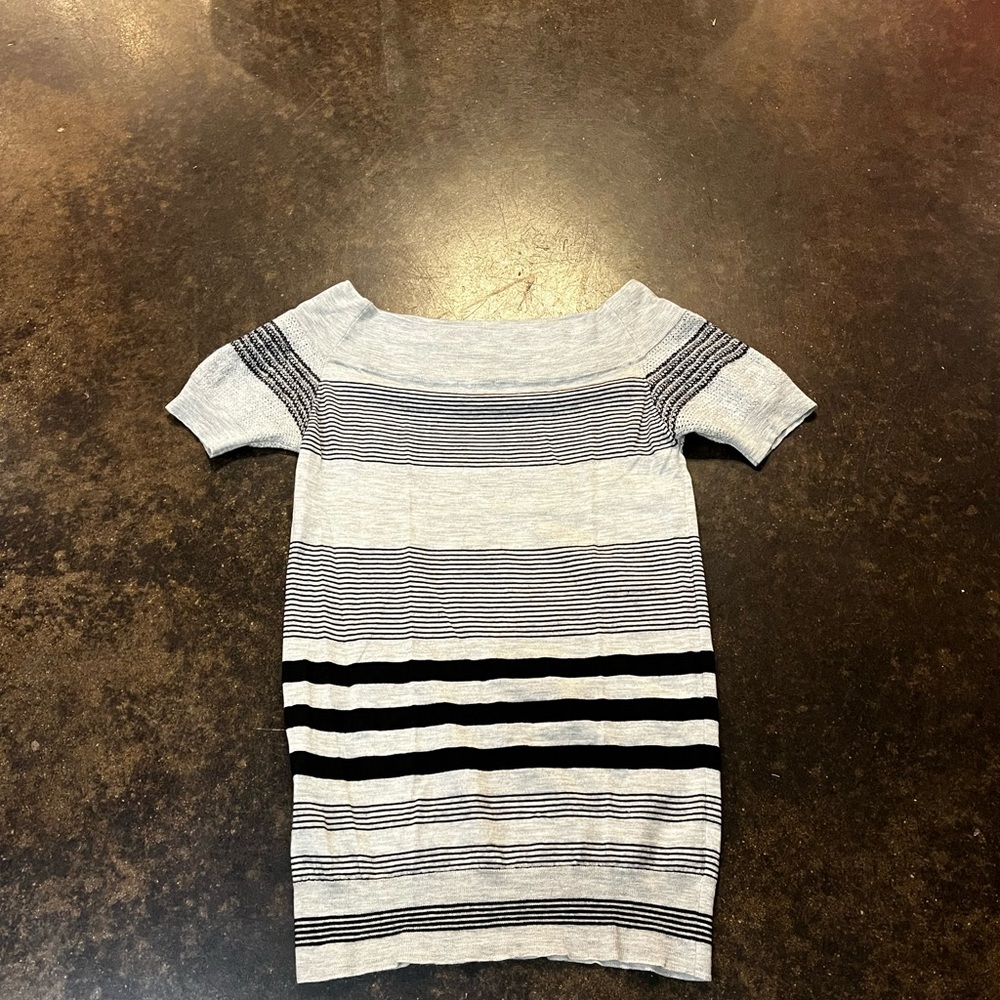 Cruciani striped cotton silk sweater 42 4